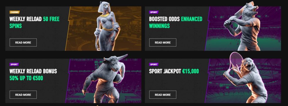 Betinia kampagner og bonusser